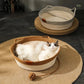 Panier Cocon Tressé pour Chat