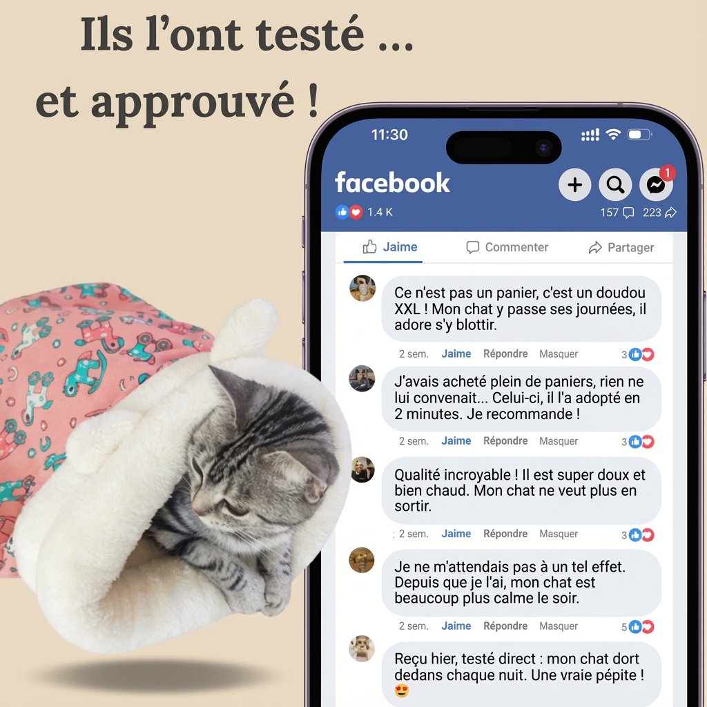 Nid Ultra-Douillet pour chat - Édition Suisse